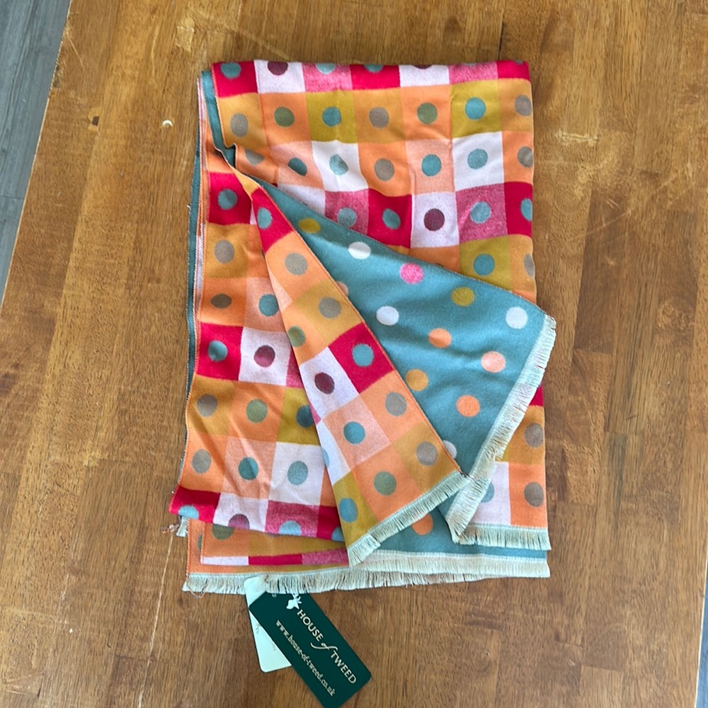 Reversible House of Tweed scarf/wrap